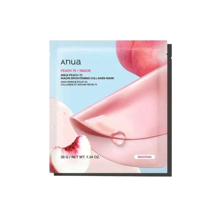 ANUA PEACH 70+ NIACIN BRIGHTNING COLLAGEN MASK 1 UNITE ANUA PEACH 70+ NIACIN BRIGHTNING COLLAGEN MASK 1 UNITE