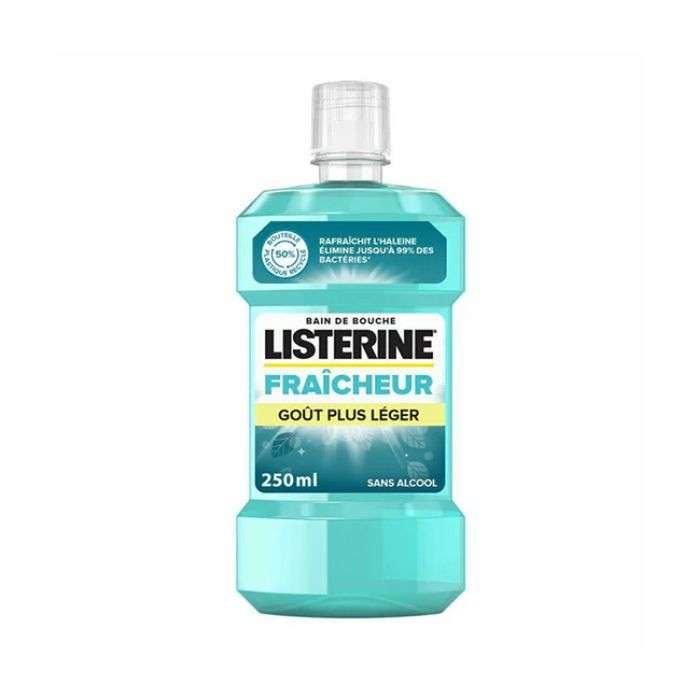 LISTERINE BAIN DE BOUCHE FRAICHEUR GOUT PLUS LEGER 250 ML LISTERINE BAIN DE BOUCHE FRAICHEUR GOUT PLUS LEGER 250 ML