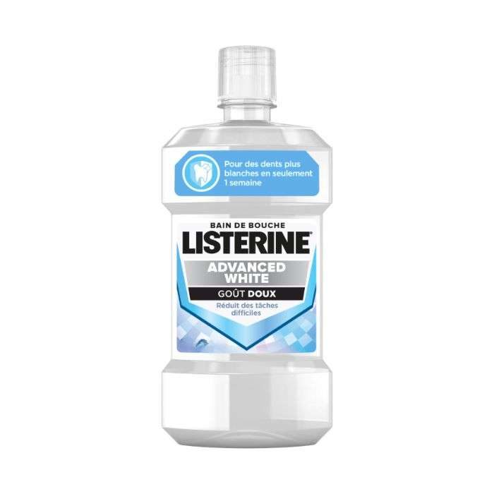 LISTERINE BAIN DE BOUCHE ADVANCED WHITE GOUT DOUX250 ML