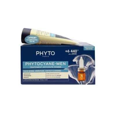 PHYTO PHYTOCYANE TRAITEMENT ANTICHUTE HOMME CHUTE PROGRESSIVE PHYTO PHYTOCYANE TRAITEMENT ANTICHUTE HOMME CHUTE PROGRESSIVE