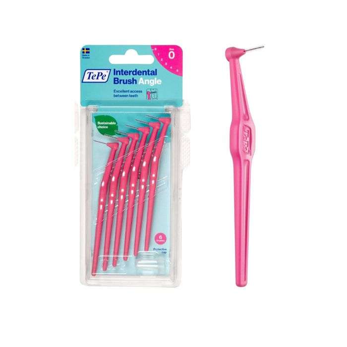 TEPE PACK DE 6 BROSSETTE INTERDENTAIRE ANGLE TAILLE 0 TEPE PACK DE 6 BROSSETTE INTERDENTAIRE ANGLE TAILLE 0