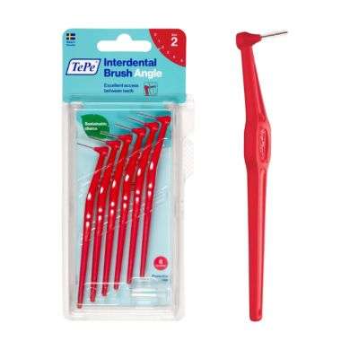 TEPE PACK DE 6 BROSSETTE INTERDENTAIRE ANGLE TAILLE 2 TEPE PACK DE 6 BROSSETTE INTERDENTAIRE ANGLE TAILLE 2