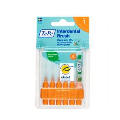TEPE PACK DE 6 BROSSETTE INTERDENTAIRE TAILLE 1 TEPE PACK DE 6 BROSSETTE INTERDENTAIRE TAILLE 1