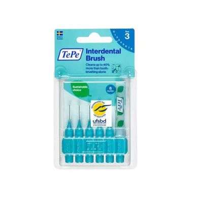 TEPE PACK DE 6 BROSSETTE INTERDENTAIRE TAILLE 3 TEPE PACK DE 6 BROSSETTE INTERDENTAIRE TAILLE 3