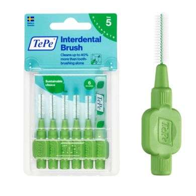 TEPE PACK DE 6 BROSSETTE INTERDENTAIRE TAILLE 5 TEPE PACK DE 6 BROSSETTE INTERDENTAIRE TAILLE 5