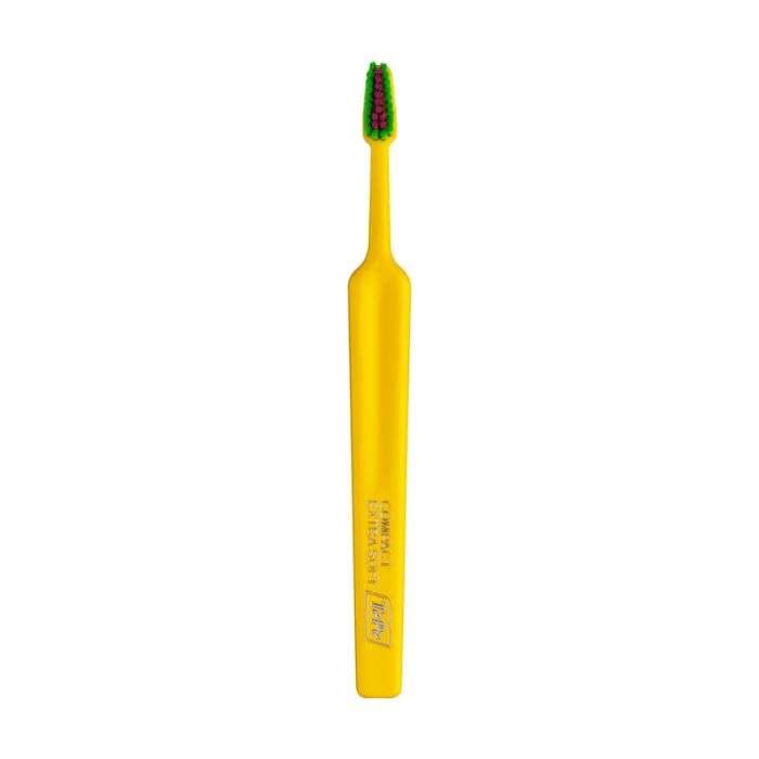 TEPE BROSSE A DENTS COLOUR COMPACT EXTRA SOFT JAUNE 