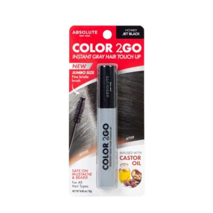 ABSOLUTE NEW YORK COUVRE RACINES MASCARA COLOR 2 GO JET NOIR 12 G ABSOLUTE NEW YORK COUVRE RACINES MASCARA COLOR 2 GO JET NOIR 12 G