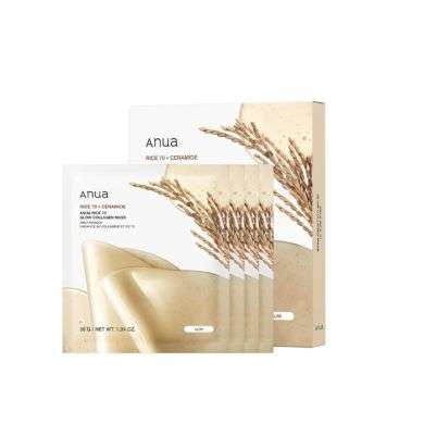 ANUA RICE 70 GLOW COLLAGEN MASK PACK DE 4 ANUA RICE 70 GLOW COLLAGEN MASK PACK DE 4