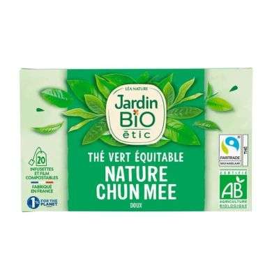 JARDIN BIO INFUSION THE VERT EQUITABLE DOUX 20 SACHETS
