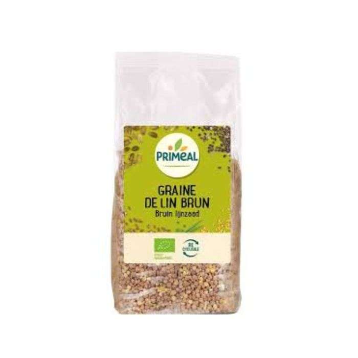 PRIMEAL GRAINES DE LIN BRUN 500G PRIMEAL GRAINES DE LIN BRUN 500G
