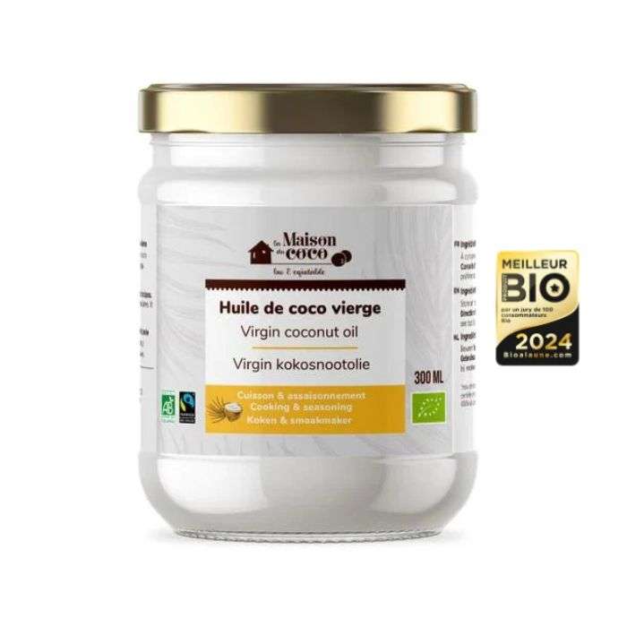 LA MAISON DU COCO HUILE DE COCO VIERGE 300 ML LA MAISON DU COCO HUILE DE COCO VIERGE 300 ML