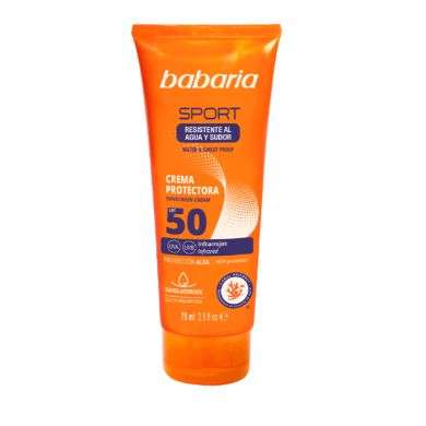 BABARIA SPORT CREME SOLAIRE SPF 50 ABSORPTION RAPIDE 75ML BABARIA SPORT CREME SOLAIRE SPF 50 ABSORPTION RAPIDE 75ML