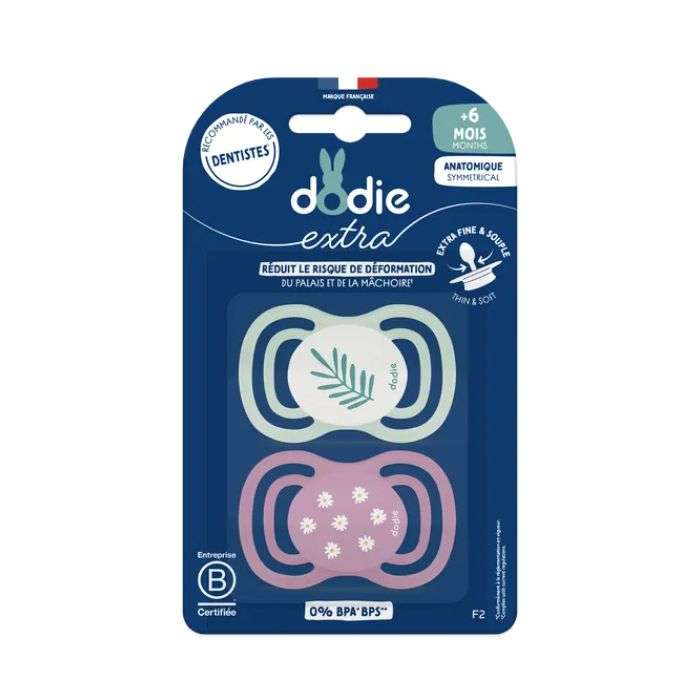DODIE SUCETTE ANATOMIQUE EXTRA 6 MOIS PLUS F2