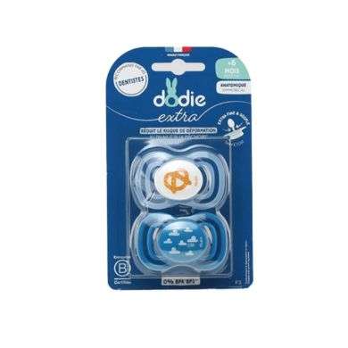 DODIE SUCETTE ANATOMIQUE EXTRA 6 MOIS PLUS F3 DODIE SUCETTE ANATOMIQUE EXTRA 6 MOIS PLUS F3