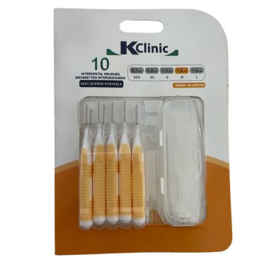 KIN KCLINIC BROSSETTES INTERDENTAIRES ORANGE 1.2 MM 10 UNITES KIN KCLINIC BROSSETTES INTERDENTAIRES ORANGE 1.2 MM 10 UNITES