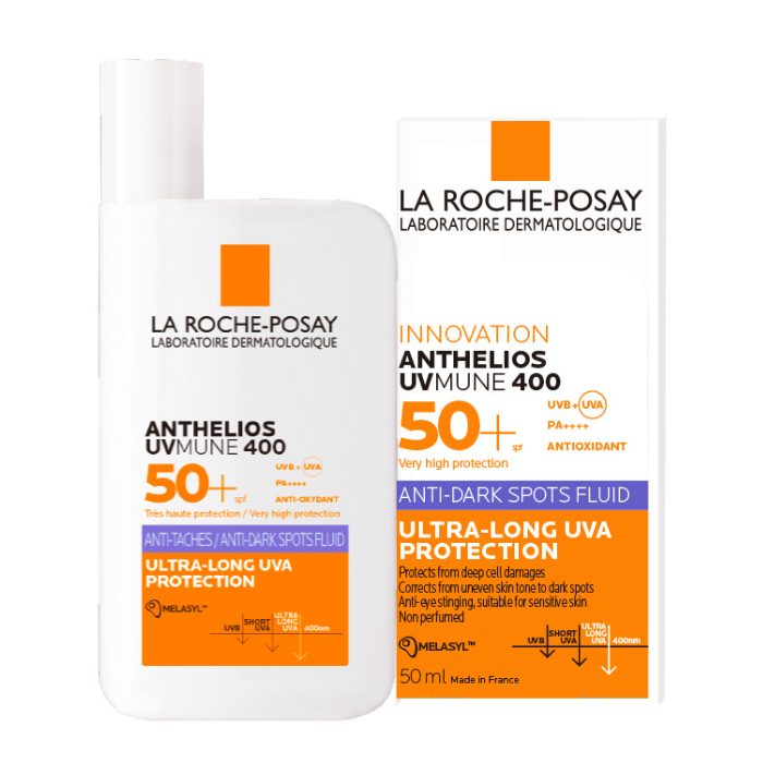 LA ROCHE POSAY ANTHELIOS UVMUNE 400 FLUIDE ANTI TACHES SPF50+ 50 ML LA ROCHE POSAY ANTHELIOS UVMUNE 400 FLUIDE ANTI TACHES SPF50+ 50 ML