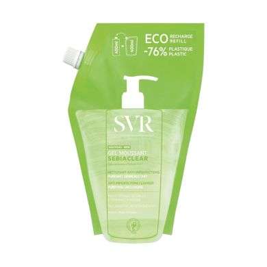 SVR SEBIACLEAR GEL MOUSSANT ECO RECHARGE 400 ML SVR SEBIACLEAR GEL MOUSSANT ECO RECHARGE 400 ML