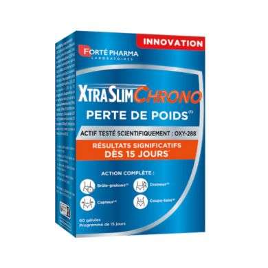 FORTE PHARMA XTRASLIM CHRONO PERTE DE POIDS 60 GELULES FORTE PHARMA XTRASLIM CHRONO PERTE DE POIDS 60 GELULES