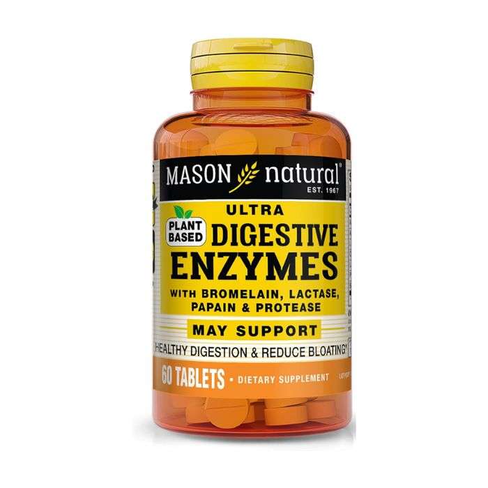 MASON NATURAL ULTRA DIGESTIVE ENZYMES 60 TABLETS MASON NATURAL ULTRA DIGESTIVE ENZYMES 60 TABLETS