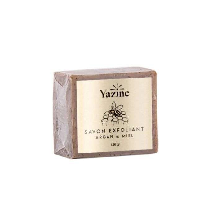 YAZINE SAVON EXFOLIANT ARGAN ET MIEL 120 G YAZINE SAVON EXFOLIANT ARGAN ET MIEL 120 G