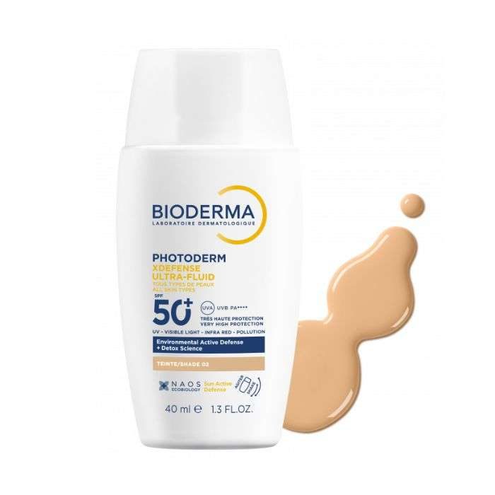 BIODERMA PHOTODERM XDEFENSE ULTRA FLUID SPF 50+ TEINTE 02 40 ML BIODERMA PHOTODERM XDEFENSE ULTRA FLUID SPF 50+ TEINTE 02 40 ML