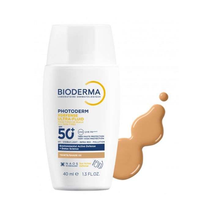 BIODERMA PHOTODERM XDEFENSE ULTRA FLUID SPF 50+ TEINTE 03 40 ML BIODERMA PHOTODERM XDEFENSE ULTRA FLUID SPF 50+ TEINTE 03 40 ML