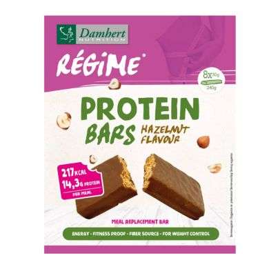 DAMHERT REGIME BARRES DE REPAS NOISETTES PACK DE 8 DAMHERT REGIME BARRES DE REPAS NOISETTES PACK DE 8