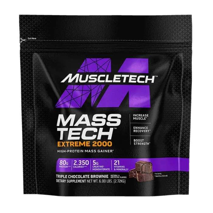 MUSCLETECH MASS TECH EXTREME 2000 2.72 KG SAVEUR DOUBLE CHOCOLAT BROWNIE MUSCLETECH MASS TECH EXTREME 2000 2.72 KG SAVEUR DOUBLE CHOCOLAT BROWNIE