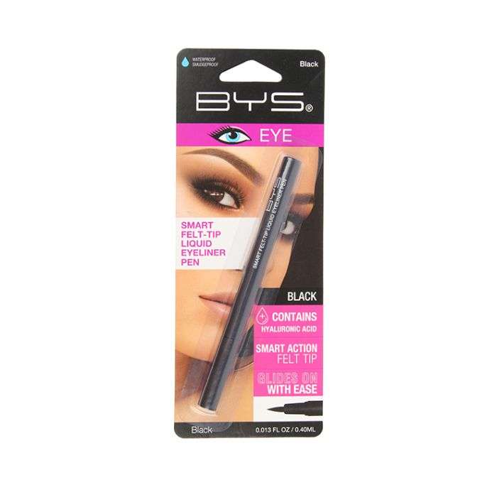 BYS EYE SMART FELT TIP EYELINER STYLO NOIR BYS EYE SMART FELT TIP EYELINER STYLO NOIR