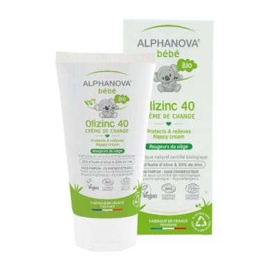 ALPHANOVA OLIZINC 40 CREME DE CHANGE BEBE 50 G ALPHANOVA OLIZINC 40 CREME DE CHANGE BEBE 50 G