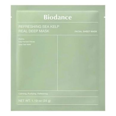 BIODANCE REFRESHING SEA KELP REAL DEEP MASK FACIAL SHEET BIODANCE REFRESHING SEA KELP REAL DEEP MASK FACIAL SHEET