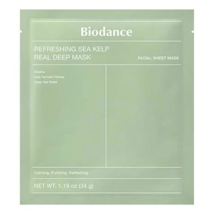 BIODANCE REFRESHING SEA KELP REAL DEEP MASK FACIAL SHEET