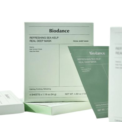 BIODANCE REFRESHING SEA KELP REAL DEEP MASK FACIAL SHEET 4x1.9 OZ BIODANCE REFRESHING SEA KELP REAL DEEP MASK FACIAL SHEET 4x1.9 OZ