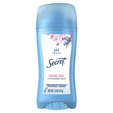 SECRET INVISIBLE SOLID POWDER FRESH DEODORANT 24H 73 G SECRET INVISIBLE SOLID POWDER FRESH DEODORANT 24H 73 G