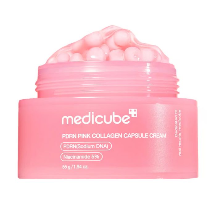 MEDICUBE PDRN PINK COLLAGEN CAPSULE CREAM 55 G MEDICUBE PDRN PINK COLLAGEN CAPSULE CREAM 55 G