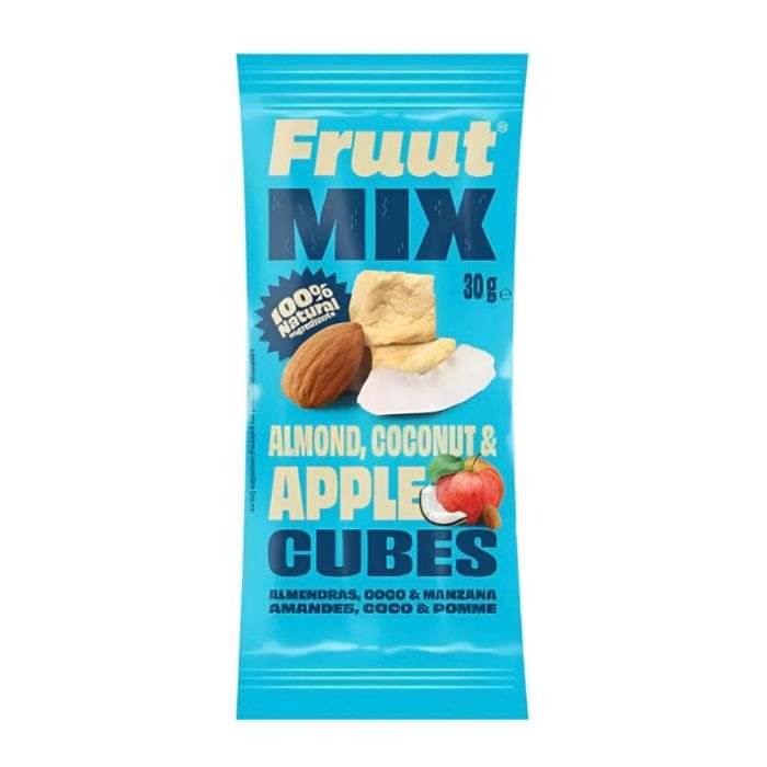 FRUUT MIX CUBES POMME AMANDE ET NOIX DE COCO 30G