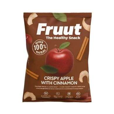 FRUUT CHIPS DE POMME A LA CANNELLE 20G FRUUT CHIPS DE POMME A LA CANNELLE 20G