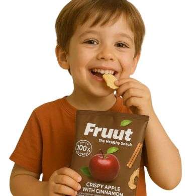 FRUUT CHIPS DE POMME A LA CANNELLE 20G FRUUT CHIPS DE POMME A LA CANNELLE 20G