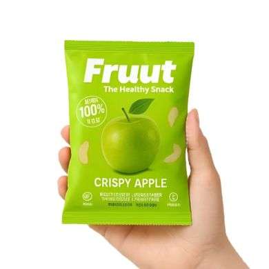 FRUUT CHIPS DE POMME VERTE CROQUANTE 20G FRUUT CHIPS DE POMME VERTE CROQUANTE 20G