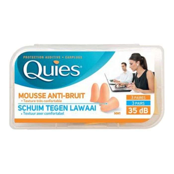 QUIES PROTECTION AUDITIVE EN MOUSSE QUIES PROTECTION AUDITIVE EN MOUSSE