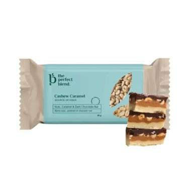 THE PERFECT BLEND BAR CASHEW CARAMEL 50G THE PERFECT BLEND BAR CASHEW CARAMEL 50G