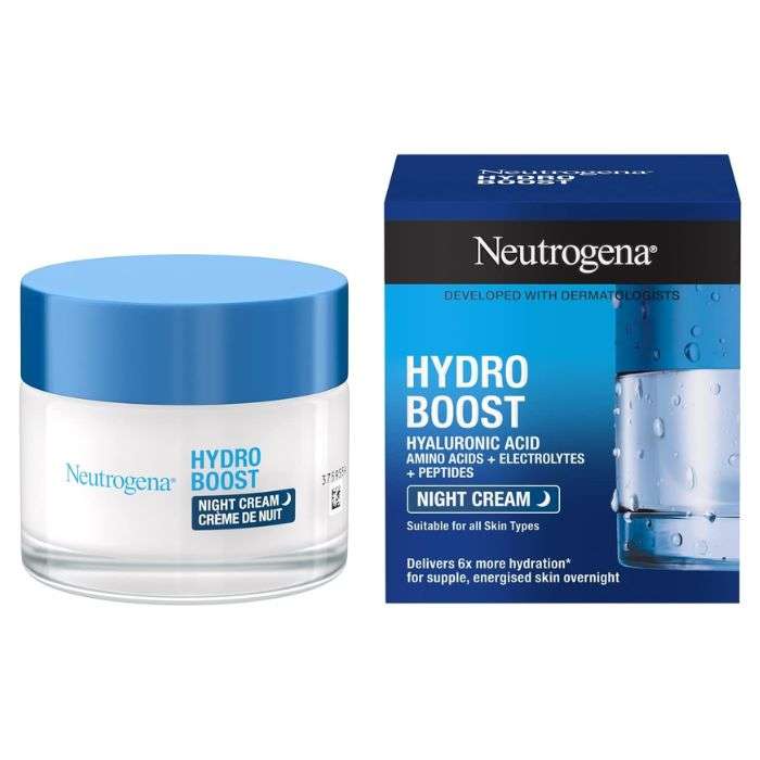 NEUTROGENA HYDRO BOOST CREME DE NUIT TOUS TYPES DE PEAUX 50ML NEUTROGENA HYDRO BOOST CREME DE NUIT TOUS TYPES DE PEAUX 50ML