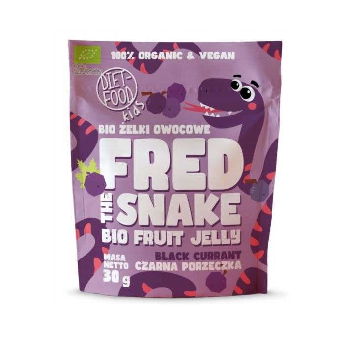 FRED SNAKE THE BIO FRUIT JELLY CASSIS 30G FRED SNAKE THE BIO FRUIT JELLY CASSIS 30G