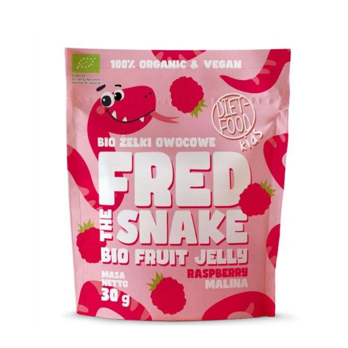 FRED SNAKE THE BIO FRUIT JELLY FRAMBOISE 30G FRED SNAKE THE BIO FRUIT JELLY FRAMBOISE 30G