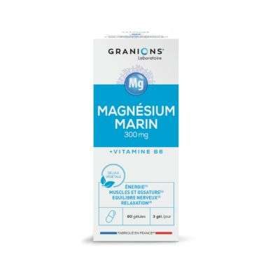 GRANIONS MAGNESIUM MARIN 300MG 60 GELULES GRANIONS MAGNESIUM MARIN 300MG 60 GELULES