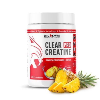 ERIC FAVRE CLEAR PRO CREATINE MONOHYDRATE MICRONISE GOUT ANANAS 300 G ERIC FAVRE CLEAR PRO CREATINE MONOHYDRATE MICRONISE GOUT ANANAS 300 G