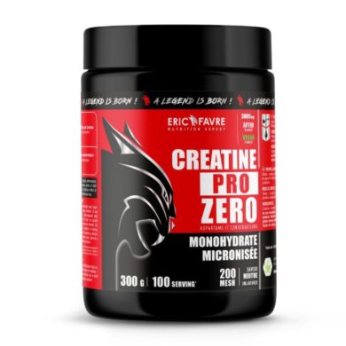 ERIC FAVRE CREATINE PRO ZERO MONOHYDRATE MICRONISE SAVEURE NEUTRE 300 G ERIC FAVRE CREATINE PRO ZERO MONOHYDRATE MICRONISE SAVEURE NEUTRE 300 G