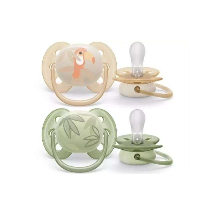 AVENT SUCETTE ULTRA SOFT PEAU SENSIBLE 0-6 MOIS PACK DE 2 AVENT SUCETTE ULTRA SOFT PEAU SENSIBLE 0-6 MOIS PACK DE 2