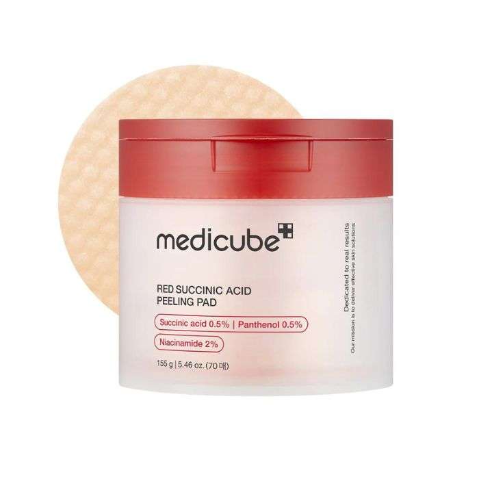 MEDICUBE RED SUCCINIC ACID PEELING PAD 155G MEDICUBE RED SUCCINIC ACID PEELING PAD 155G
