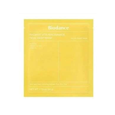 BIODANCE RADIANT VITA NIACINAMIDE REAL DEEP MASK 1 UNITE BIODANCE RADIANT VITA NIACINAMIDE REAL DEEP MASK 1 UNITE